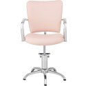 Krzesło fotel fryzjerski kosmetyczny obrotowy Chester Powder Pink różowy Physa