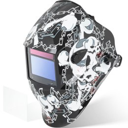 Maska przyłbica spawalnicza automatyczna samościemniająca z funkcją grind BLACK SKUL ADVANCED Stamos Germany