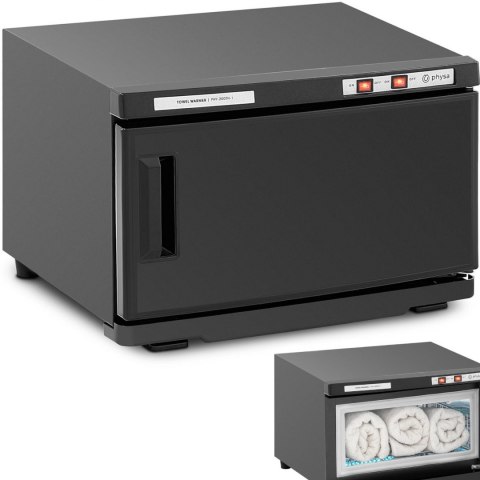 Podgrzewacz do ręczników ze sterylizacją UV 16 l 230 W czarny Physa Podgrzewacz do ręczników ze sterylizacją UV 16 l 230 W czarny Physa