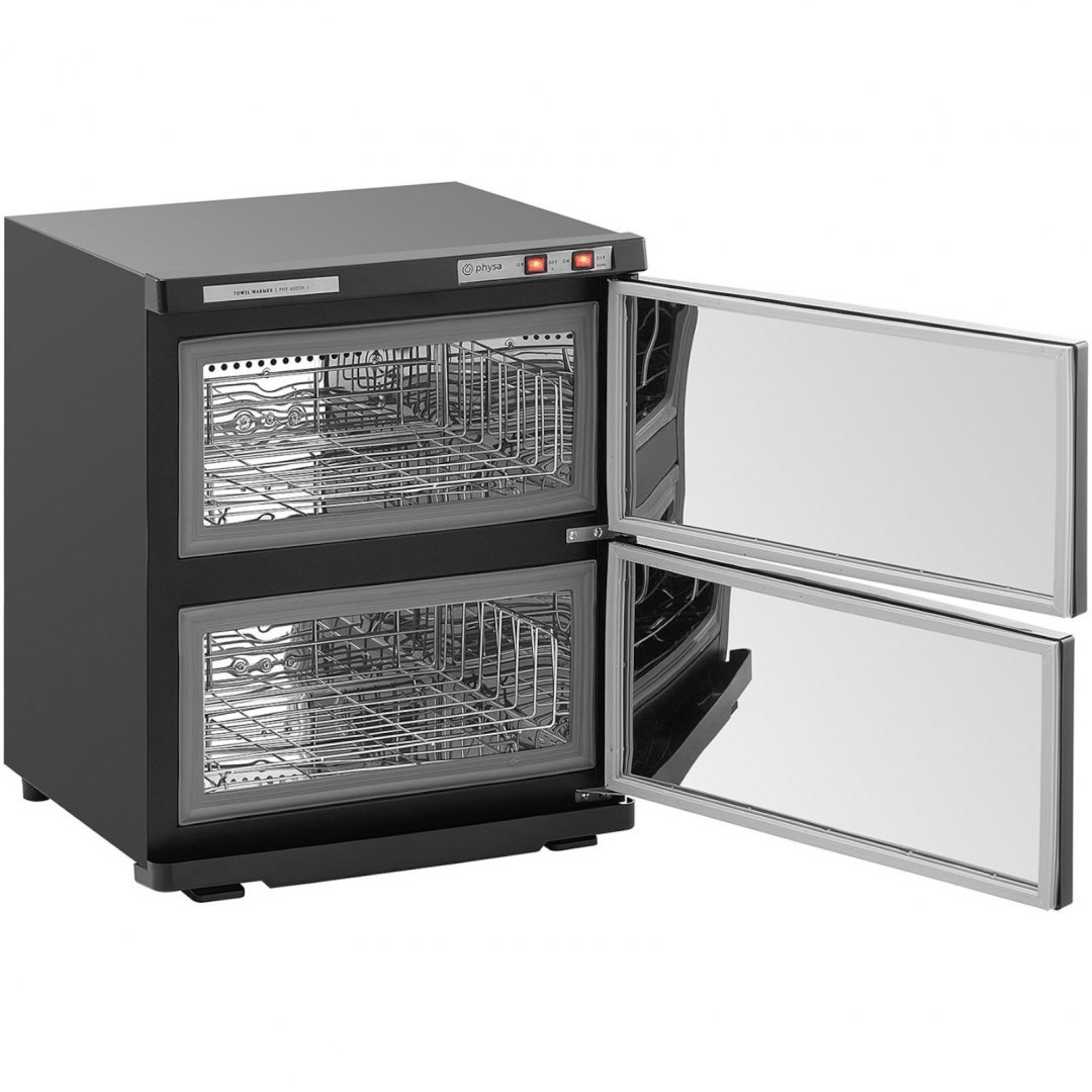 Podgrzewacz do ręczników ze sterylizacją UV 32 l 450 W czarny Physa Podgrzewacz do ręczników ze sterylizacją UV 32 l 450 W czarny Physa