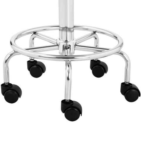 Taboret stołek hoker kosmetyczny siodłowy na kółkach Frankfurt do 150 kg biały Physa Taboret stołek hoker kosmetyczny siodłowy na kółkach Frankfurt do 150 kg biały Physa