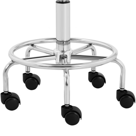 Taboret stołek hoker kosmetyczny z podnóżkiem na kółkach Stuttgart do 150 kg czarny Physa Taboret stołek hoker kosmetyczny z podnóżkiem na kółkach Stuttgart do 150 kg czarny Physa