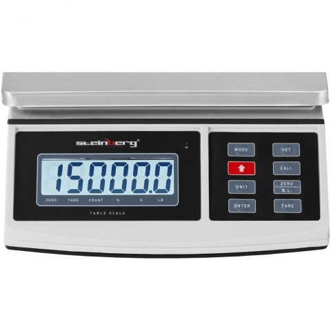 Waga pocztowa do paczek listów LCD 15 kg / 0.5 g Steinberg Systems Waga pocztowa do paczek listów LCD 15 kg / 0.5 g Steinberg Systems