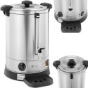 Warnik podgrzewacz do wody z podwójnymi ściankami i ociekaczem 13.5 L 2500 W srebrny Royal Catering