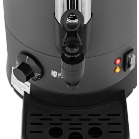 Warnik podgrzewacz do wody z podwójnymi ściankami i ociekaczem 6.1 L 1500 W szary Royal Catering Warnik podgrzewacz do wody z podwójnymi ściankami i ociekaczem 6.1 L 1500 W szary Royal Catering