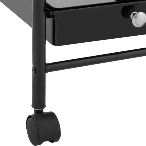 Wózek pomocnik fryzjerski z uchwytem na suszarkę 5 szuflad półka 330 x 320 mm Physa Wózek pomocnik fryzjerski z uchwytem na suszarkę 5 szuflad półka 330 x 320 mm Physa