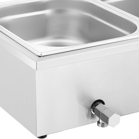 Bemar podgrzewacz do potraw bufet grzewczy z osłoną 5 x GN 1/2 2000 W Royal Catering Bemar podgrzewacz do potraw bufet grzewczy z osłoną 5 x GN 1/2 2000 W Royal Catering