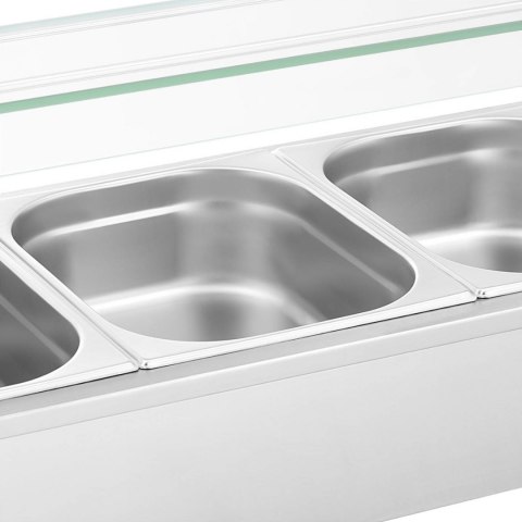 Bemar podgrzewacz do potraw bufet grzewczy z osłoną 5 x GN 1/2 2000 W Royal Catering Bemar podgrzewacz do potraw bufet grzewczy z osłoną 5 x GN 1/2 2000 W Royal Catering