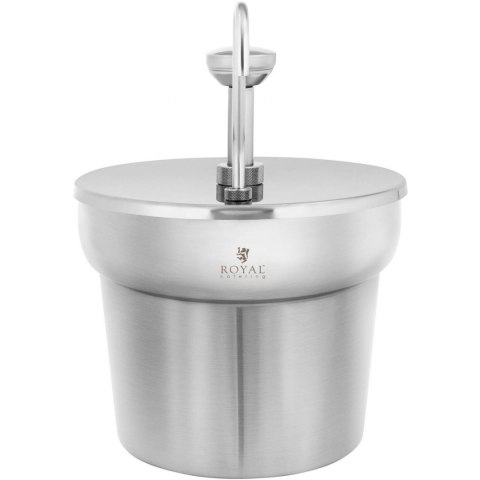 Dyspenser dozownik do sosów ketchupu z pompką stalowy 6.6 l Royal Catering Dyspenser dozownik do sosów ketchupu z pompką stalowy 6.6 l Royal Catering