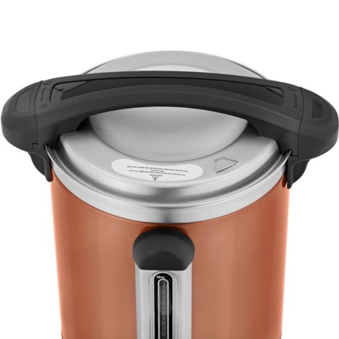Warnik podgrzewacz do wody z podwójnymi ściankami i ociekaczem 6.1 L 1500 W pomarańczowy Royal Catering Warnik podgrzewacz do wody z podwójnymi ściankami i ociekaczem 6.1 L 1500 W pomarańczowy Royal Catering