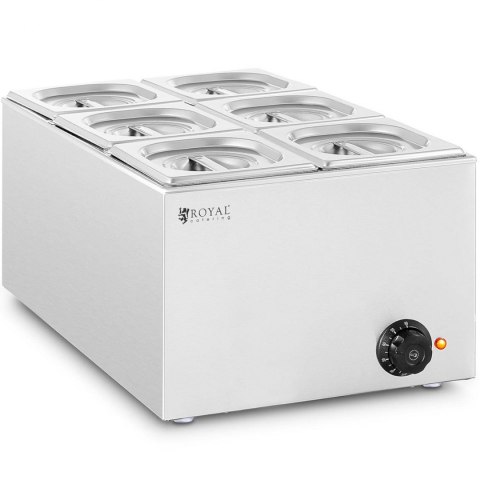Bemar podgrzewacz elektryczny 6 x GN 1/6 640 W Royal Catering Bemar podgrzewacz elektryczny 6 x GN 1/6 640 W Royal Catering