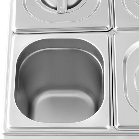 Bemar podgrzewacz elektryczny 6 x GN 1/6 640 W Royal Catering Bemar podgrzewacz elektryczny 6 x GN 1/6 640 W Royal Catering