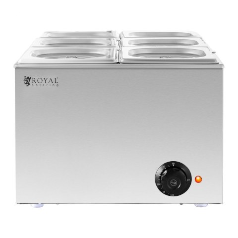 Bemar podgrzewacz elektryczny 6 x GN 1/6 640 W Royal Catering Bemar podgrzewacz elektryczny 6 x GN 1/6 640 W Royal Catering