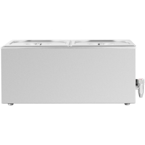 Bemar podgrzewacz elektryczny z kranem 2 x GN 1/2 600 W Royal Catering Bemar podgrzewacz elektryczny z kranem 2 x GN 1/2 600 W Royal Catering