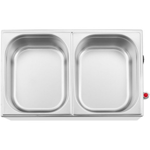 Bemar podgrzewacz elektryczny z kranem 2 x GN 1/2 600 W Royal Catering Bemar podgrzewacz elektryczny z kranem 2 x GN 1/2 600 W Royal Catering