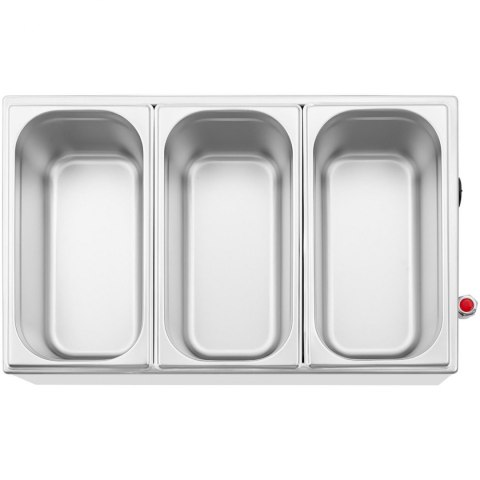 Bemar podgrzewacz elektryczny z kranem 3 x GN 1/3 600 W Royal Catering Bemar podgrzewacz elektryczny z kranem 3 x GN 1/3 600 W Royal Catering