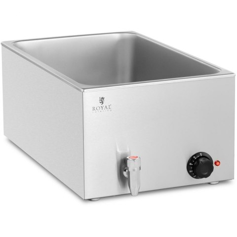 Bemar podgrzewacz elektryczny z kranem do pojemników GN 1/1 600 W Royal Catering Bemar podgrzewacz elektryczny z kranem do pojemników GN 1/1 600 W Royal Catering