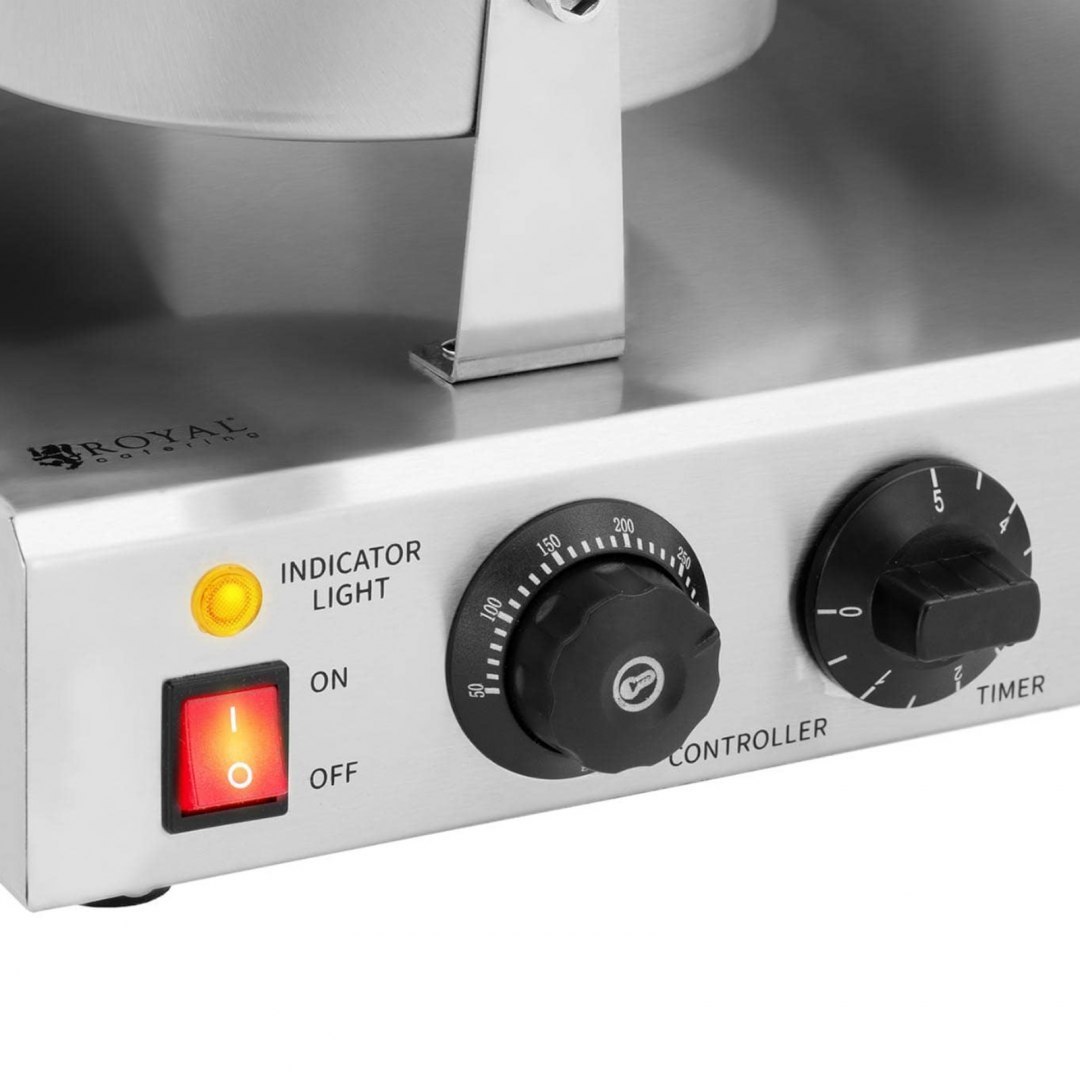 Gofrownica urządzenie do gofrów kształt serca podwójna śr. 2 x 180 mm 2 x 1000 W Royal Catering Gofrownica urządzenie do gofrów kształt serca podwójna śr. 2 x 180 mm 2 x 1000 W Royal Catering