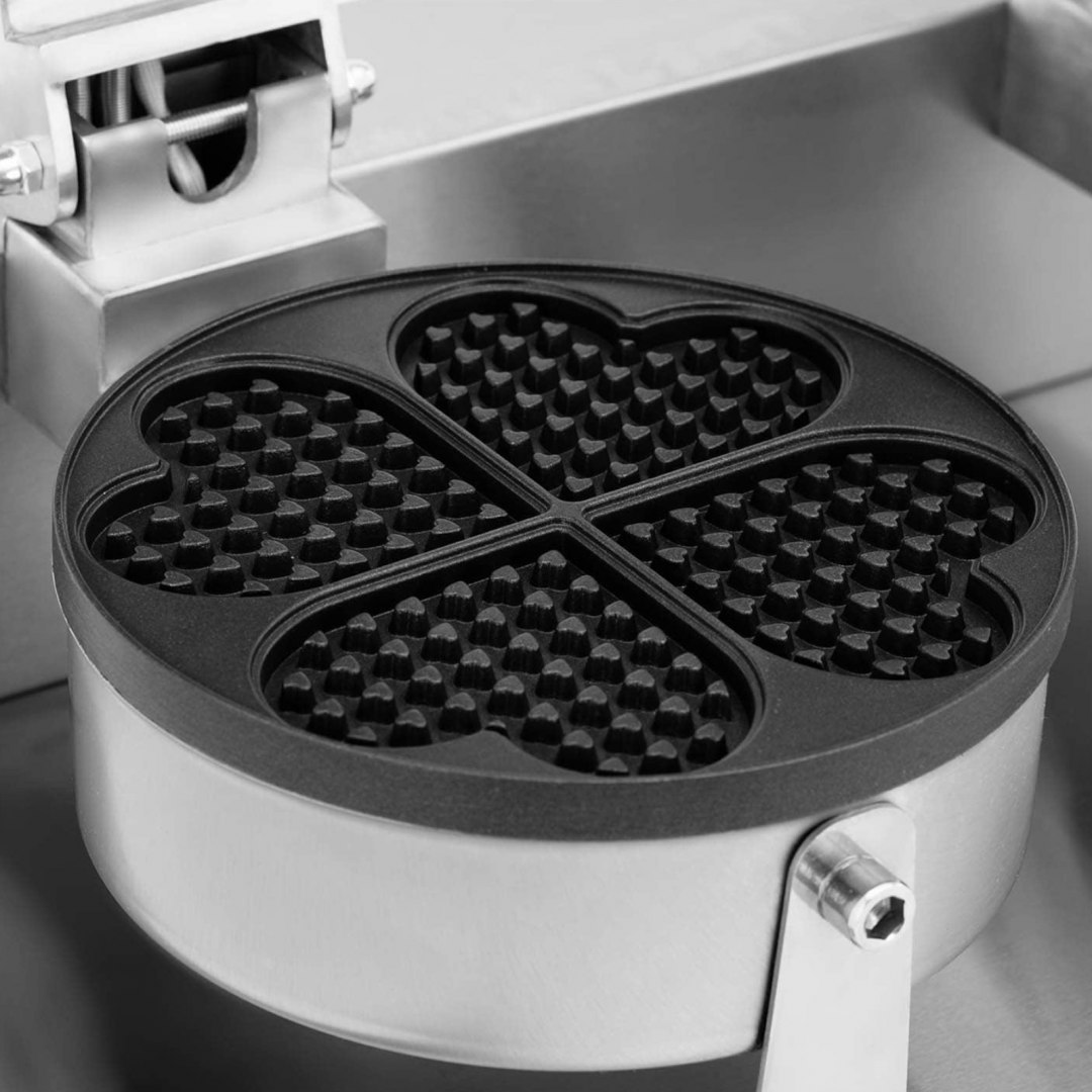 Gofrownica urządzenie do gofrów kształt serca podwójna śr. 2 x 180 mm 2 x 1000 W Royal Catering Gofrownica urządzenie do gofrów kształt serca podwójna śr. 2 x 180 mm 2 x 1000 W Royal Catering