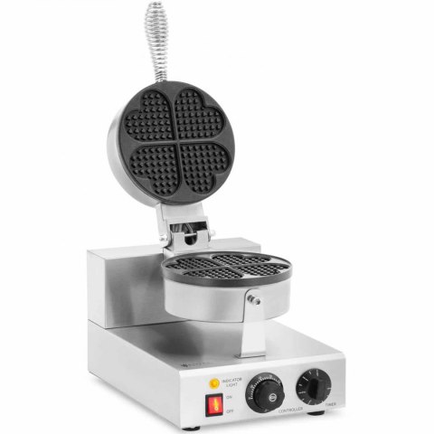 Gofrownica urządzenie do gofrów kształt serca śr. 180 mm 1000 W Royal Catering Gofrownica urządzenie do gofrów kształt serca śr. 180 mm 1000 W Royal Catering
