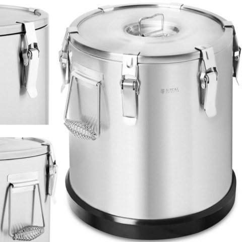 Termos pojemnik termiczny gastronomiczny do transportu żywności STAL 22 l Royal Catering Termos pojemnik termiczny gastronomiczny do transportu żywności STAL 22 l Royal Catering
