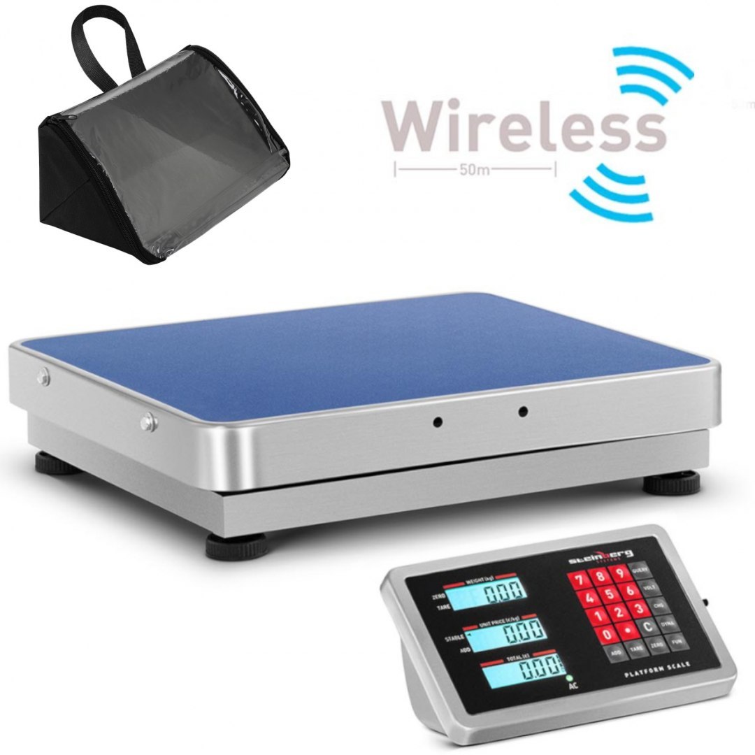 Waga platformowa bezprzewodowa WiFi 300 kg / 0,05 g Steinberg Systems Waga platformowa bezprzewodowa WiFi 300 kg / 0,05 g Steinberg Systems