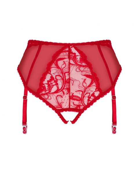 Figi Dagmarie z pasem do pończoch Czerwony XL/XXL Figi Dagmarie z pasem do pończoch Czerwony XL/XXL