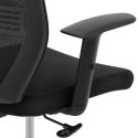 Krzesło fotel biurowy ergonomiczny z oparciem siatkowym zagłówkiem i wieszakiem wys. 40-50 cm FROMM&amp;STARCK