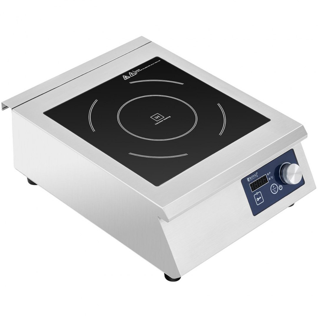 Kuchenka płyta indukcyjna nastawna przenośna śr. 33 cm 5000 W Royal Catering Kuchenka płyta indukcyjna nastawna przenośna śr. 33 cm 5000 W Royal Catering