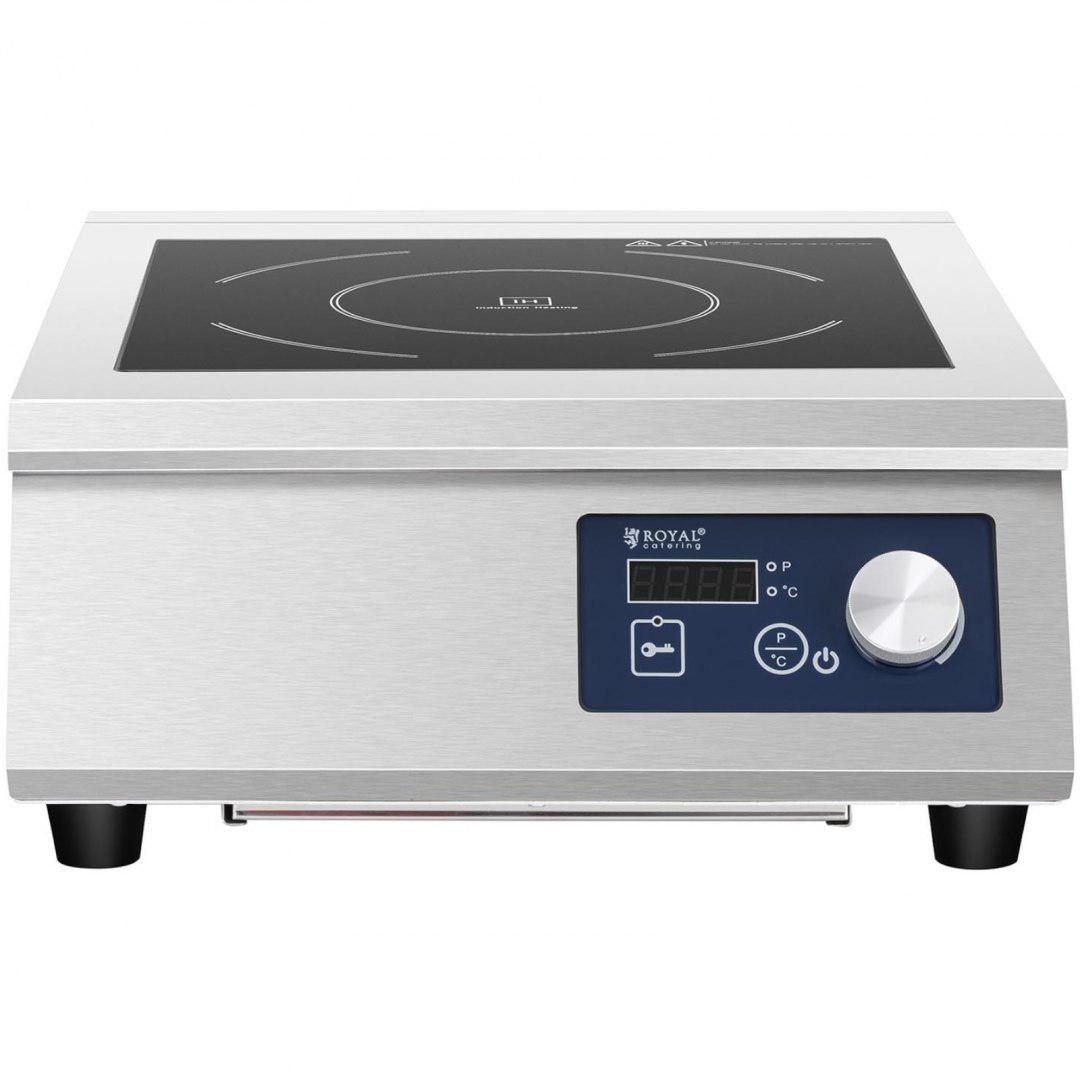 Kuchenka płyta indukcyjna nastawna przenośna śr. 33 cm 5000 W Royal Catering Kuchenka płyta indukcyjna nastawna przenośna śr. 33 cm 5000 W Royal Catering
