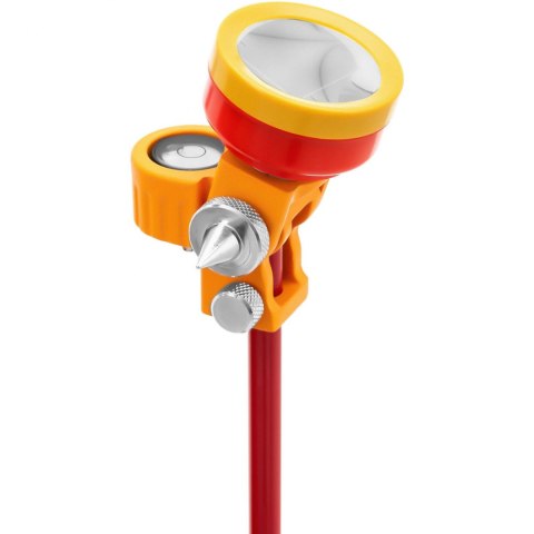 Mini pryzmat lustro dalmiercze geodezyjne z tyczką i podstawą srebrna powłoka śr. 3,6 cm 1,26 m Steinberg Systems Mini pryzmat lustro dalmiercze geodezyjne z tyczką i podstawą srebrna powłoka śr. 3,6 cm 1,26 m Steinberg Systems