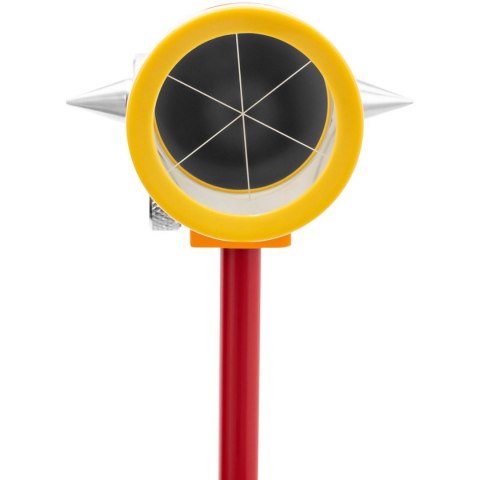 Mini pryzmat lustro dalmiercze geodezyjne z tyczką i podstawą srebrna powłoka śr. 3,6 cm 1,26 m Steinberg Systems Mini pryzmat lustro dalmiercze geodezyjne z tyczką i podstawą srebrna powłoka śr. 3,6 cm 1,26 m Steinberg Systems