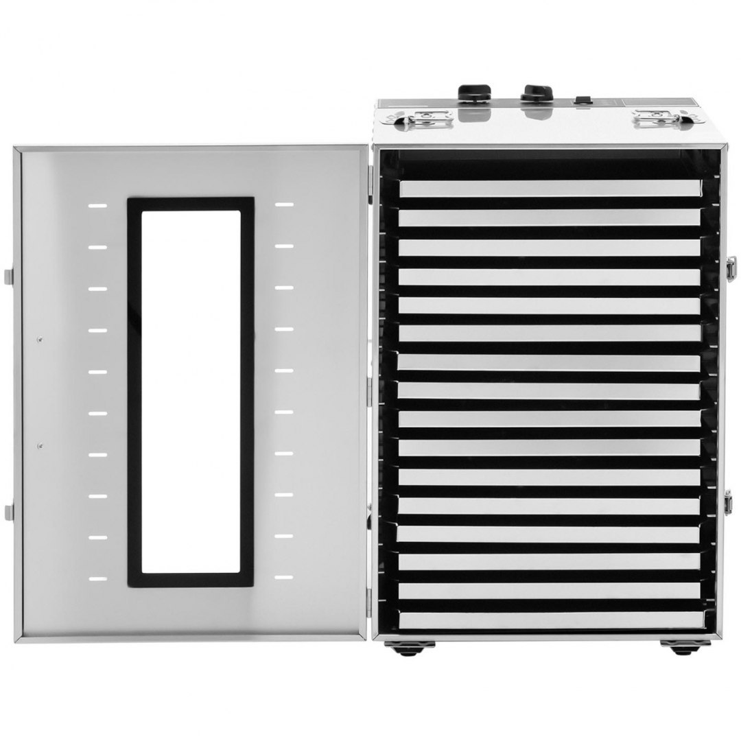 Suszarka do pyłku pszczelego obnóży pyłkowych 16 półek 30-70C 100 l 1431 W WIESENFIELD Suszarka do pyłku pszczelego obnóży pyłkowych 16 półek 30-70C 100 l 1431 W WIESENFIELD