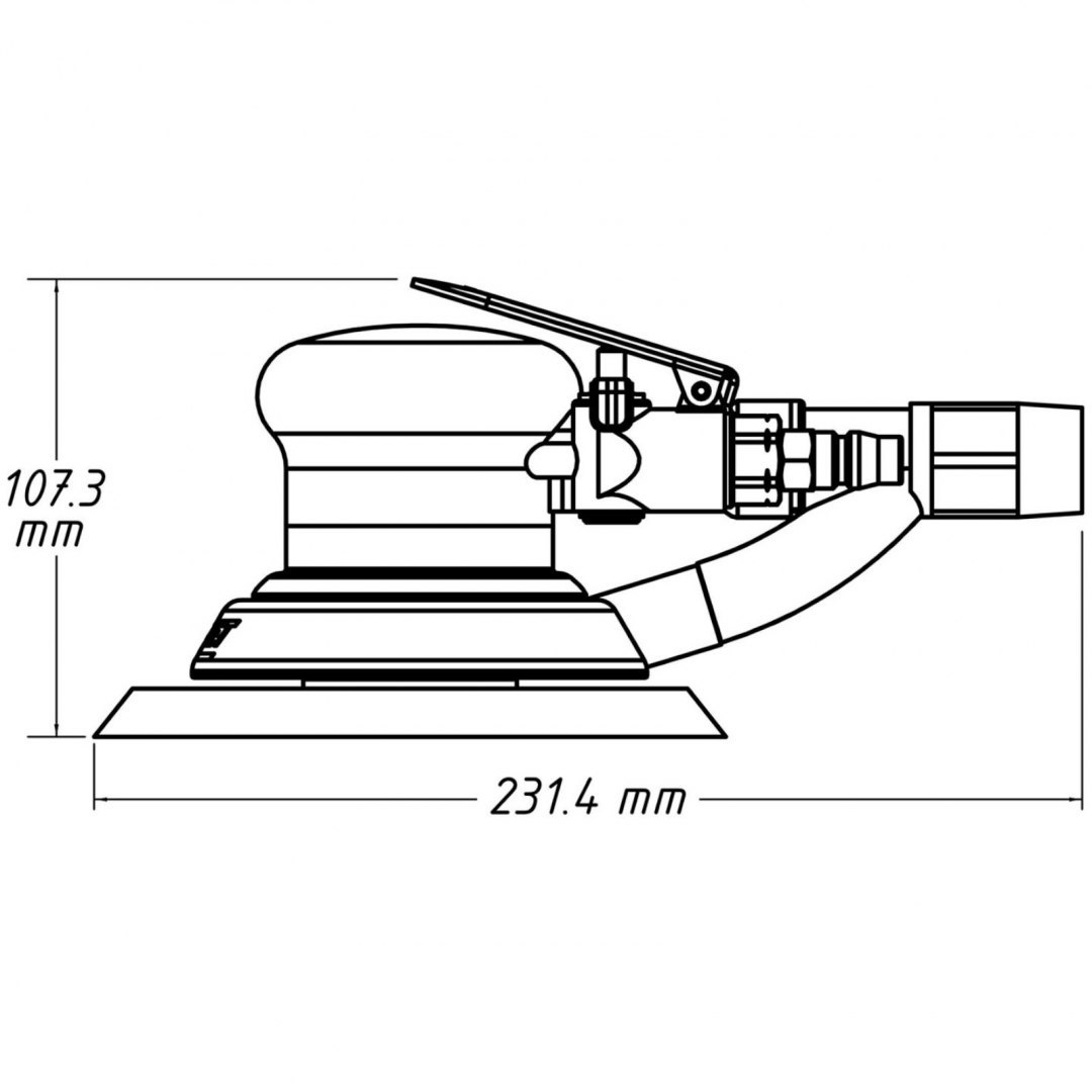 Szlifierka pneumatyczna mimośrodowa śr. 150 mm 12000 obr./min Hazet Hazet Szlifierka pneumatyczna mimośrodowa śr. 150 mm 12000 obr./min Hazet Hazet