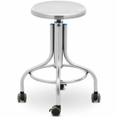 Taboret stołek laboratoryjny warsztatowy ze stali nierdzewnej 45-60 cm do 100 kg Steinberg Systems Taboret stołek laboratoryjny warsztatowy ze stali nierdzewnej 45-60 cm do 100 kg Steinberg Systems