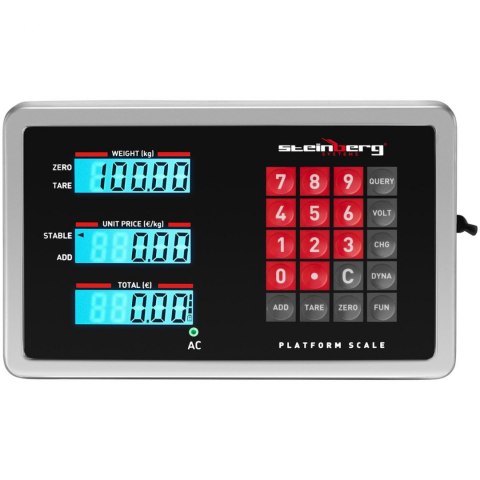 Waga platformowa bezprzewodowa WiFi 100 kg / 0,01 g Steinberg Systems Waga platformowa bezprzewodowa WiFi 100 kg / 0,01 g Steinberg Systems