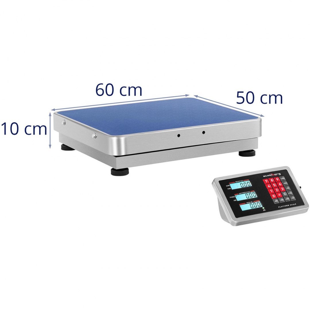 Waga platformowa bezprzewodowa WiFi 300 kg / 0,05 g Steinberg Systems Waga platformowa bezprzewodowa WiFi 300 kg / 0,05 g Steinberg Systems