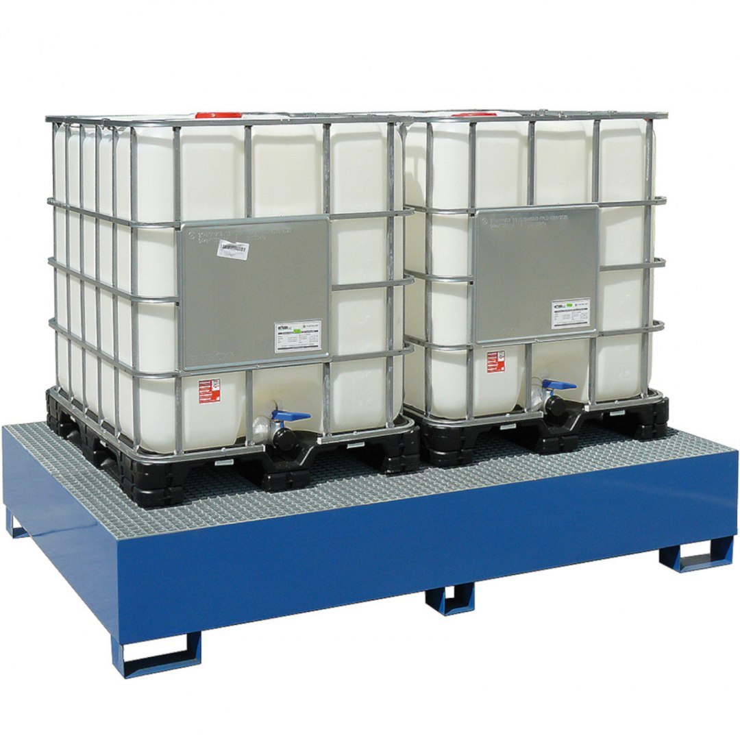 Wanna wychwytowa do zbiornika IBC paletopojemnika MAUZER 2 x 1000L MEVA Wanna wychwytowa do zbiornika IBC paletopojemnika MAUZER 2 x 1000L MEVA
