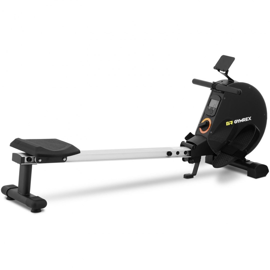 Wioślarz treningowy składany z kołem zamachowym 4 kg GYMREX Wioślarz treningowy składany z kołem zamachowym 4 kg GYMREX
