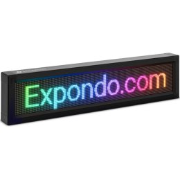 Reklama tablica świetlna 192 x 32 kolorowe diody LED 67 x 19 cm SINGERCON