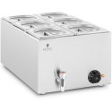 Bemar podgrzewacz do potraw bufet grzewczy 6 x GN 1/6 600 W Royal Catering