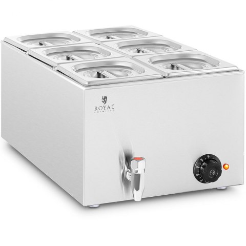 Bemar podgrzewacz do potraw bufet grzewczy 6 x GN 1/6 600 W Royal Catering Bemar podgrzewacz do potraw bufet grzewczy 6 x GN 1/6 600 W Royal Catering