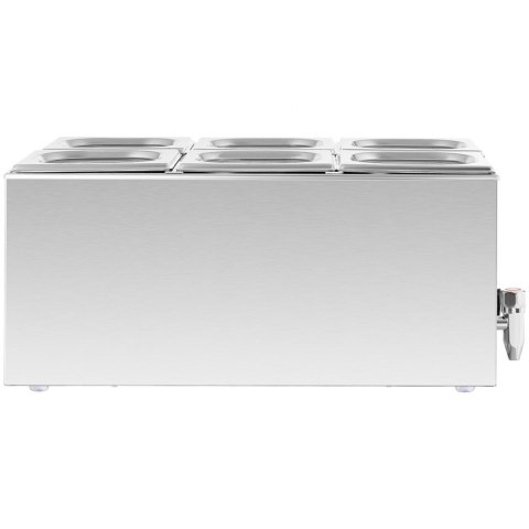 Bemar podgrzewacz do potraw bufet grzewczy 6 x GN 1/6 600 W Royal Catering Bemar podgrzewacz do potraw bufet grzewczy 6 x GN 1/6 600 W Royal Catering
