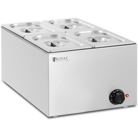 Bemar podgrzewacz elektryczny 4 x GN 1/4 640 W Royal Catering Bemar podgrzewacz elektryczny 4 x GN 1/4 640 W Royal Catering