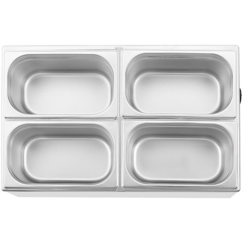 Bemar podgrzewacz elektryczny 4 x GN 1/4 640 W Royal Catering Bemar podgrzewacz elektryczny 4 x GN 1/4 640 W Royal Catering