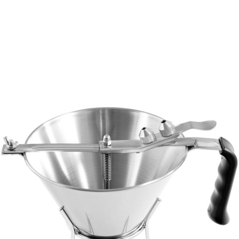 Dozownik lejek pistolet do sosów polew stalowy + stojak 3 dysze 1.8 l Royal Catering Dozownik lejek pistolet do sosów polew stalowy + stojak 3 dysze 1.8 l Royal Catering