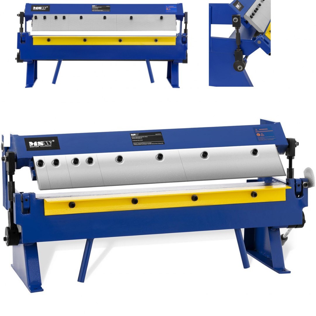 Giętarka zaginarka segmentowa stołowa do blachy 1 mm 610 mm MSW Giętarka zaginarka segmentowa stołowa do blachy 1 mm 610 mm MSW