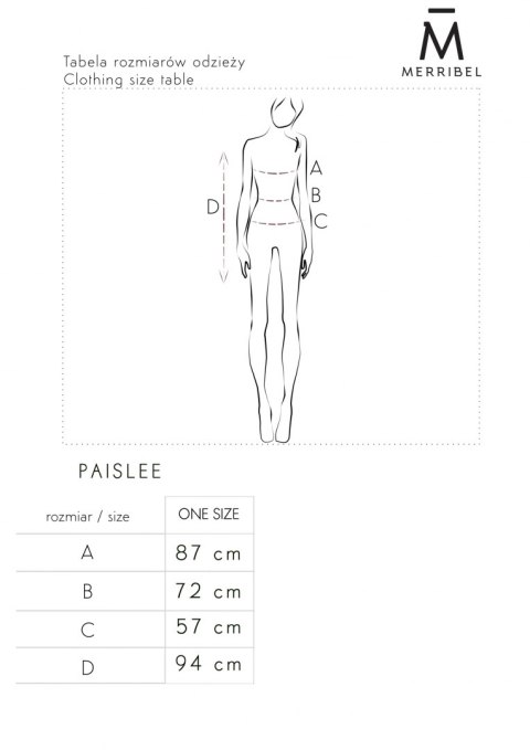 Kardigan Paislee Brudny Róż Brudny Róż ONE SIZE Kardigan Paislee Brudny Róż Brudny Róż ONE SIZE