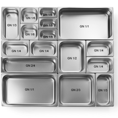 Pojemnik GN 1/1 stal nierdzewna Profi Line wys. 20 mm - Hendi 801253 Hendi Pojemnik GN 1/1 stal nierdzewna Profi Line wys. 20 mm - Hendi 801253 Hendi