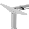 Stelaż rama biurka z elektryczną regulacją wysokości 73-123 cm do 80 kg SZARY FROMM&amp;STARCK
